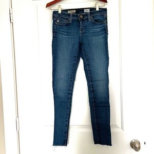 AG ankle crop skinny jeans